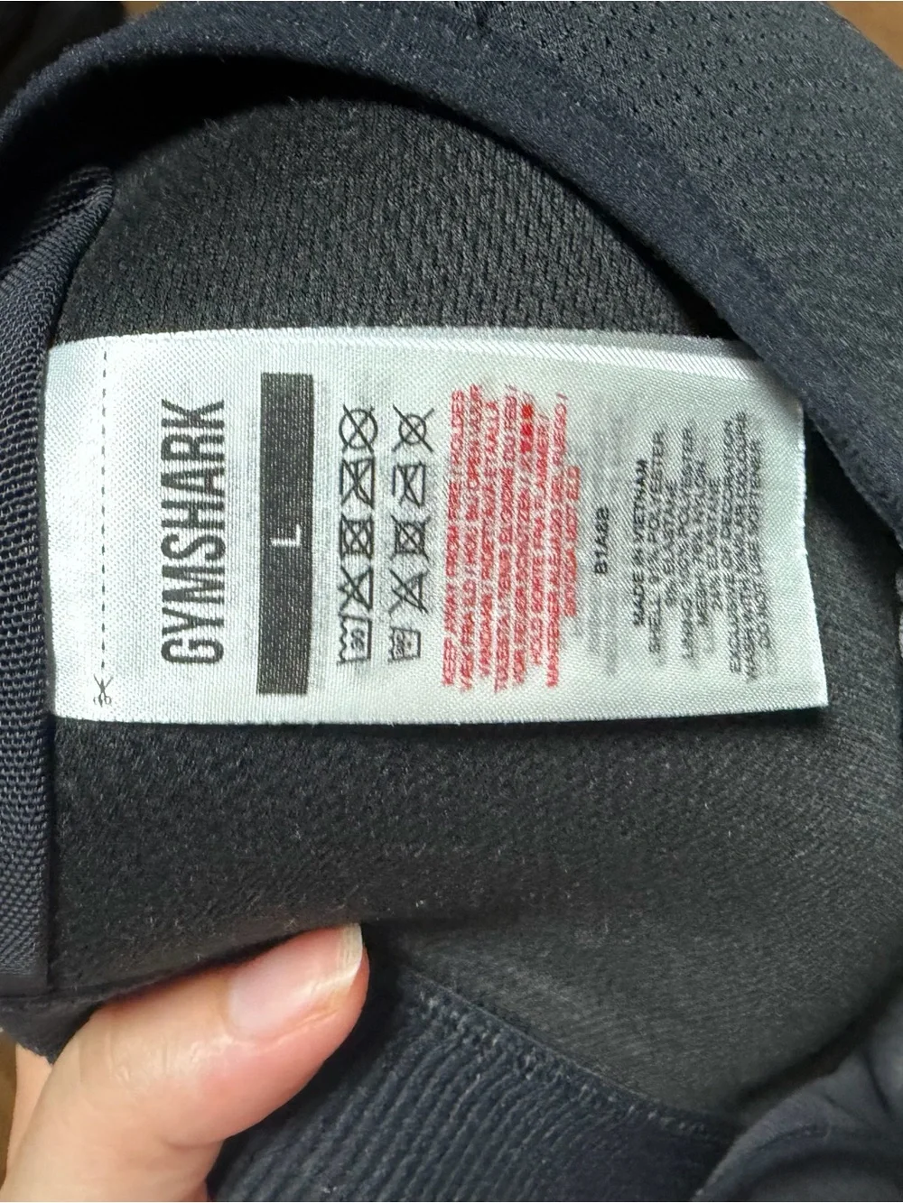 Gymshark Black Racerback Sports Bra - Comfort Support